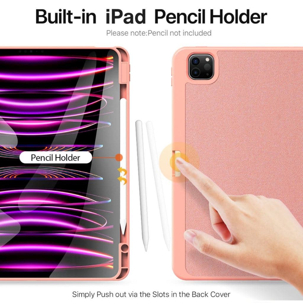 DUX DUCIS DOMO เคสไอแพดคุณภาพดี แท็บเล็ตกรณีพลิกสําหรับ iPad Air 11 13 2025 Pro 11 13 2024 Pro 10.5 12.9 Mini 7 6 Air 5 4/ 7 8 9 10 11 ใส่ปากกา เคสแบบฝาพับ รูปที่ 2