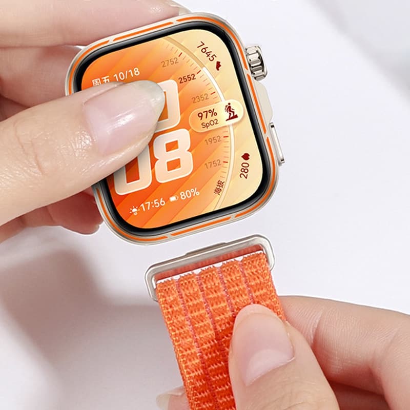 ไนลอนสายรัดสําหรับ Huawei Watch Fit 5 5 Pro กีฬา Smartwatch เปลี่ยนสายรัดข้อมือสร้อยข้อมือสําหรับ Huawei Watch Fit 5 Pro Fit5 4 3 สาย รูปที่ 3