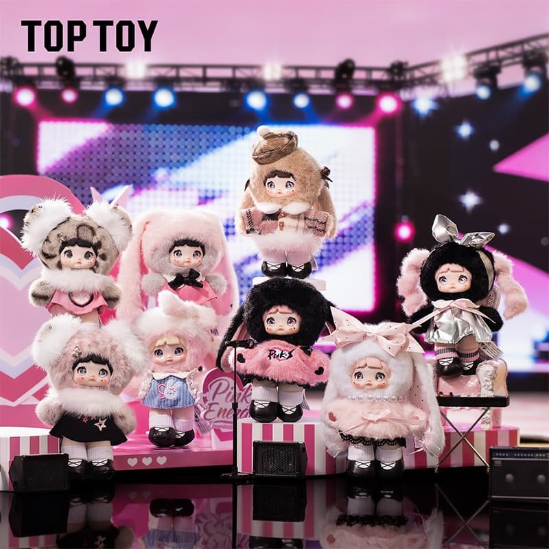 TOPTOY x Nommi-Pinky Energy Series Plush Doll Blind Box ฟิกเกอร์สะสม มพวงกุญแจตุ๊กตาผ้า ของขวัญวันเกิด ของขวัญ