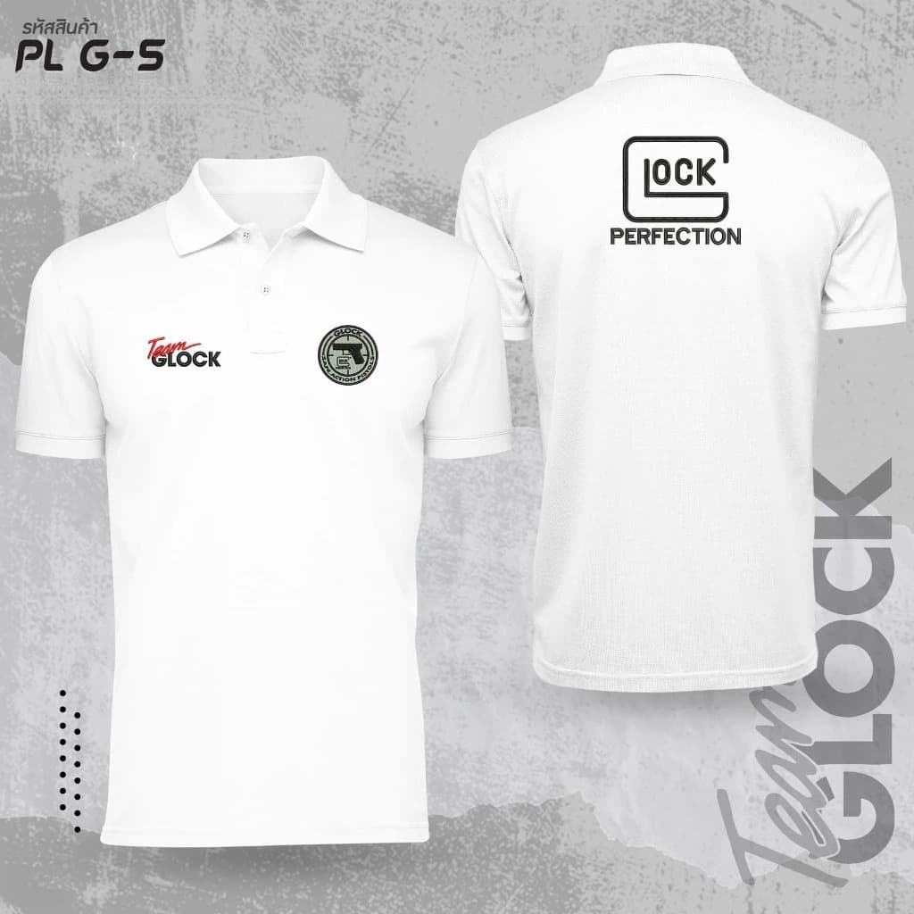 เสื้อโปโลพิมพ์ลายทีม Glock ผ้าฝ้าย 100%, แขนสั้น, สำหรับทุกเพศ, ไซส์ S-3XL รูปที่ 2