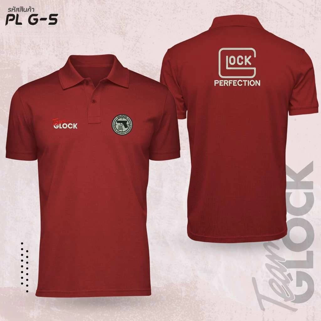 เสื้อโปโลพิมพ์ลายทีม Glock ผ้าฝ้าย 100%, แขนสั้น, สำหรับทุกเพศ, ไซส์ S-3XL รูปที่ 4