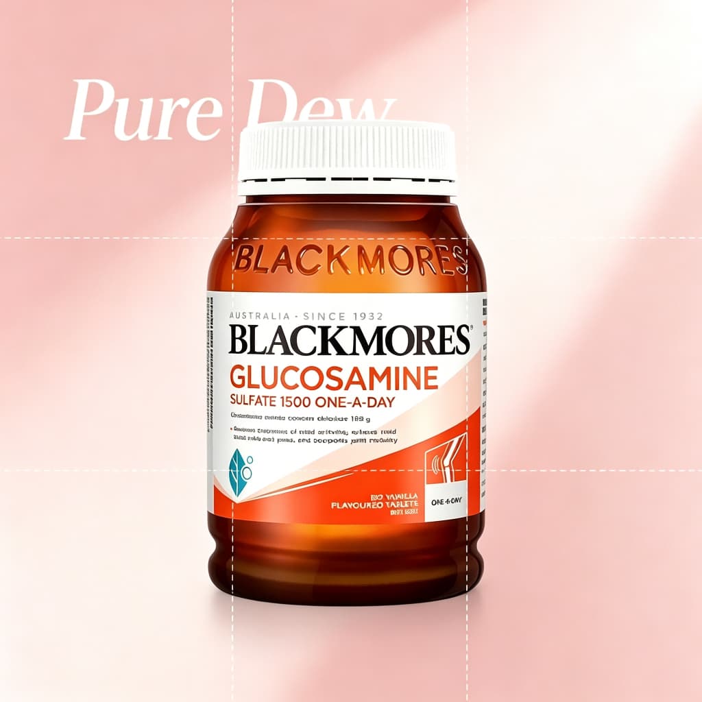 Australian Blackmores Glucosamine Sulfate 1500mg, One-A-Day Joint Support, 180 เม็ด รูปที่ 1
