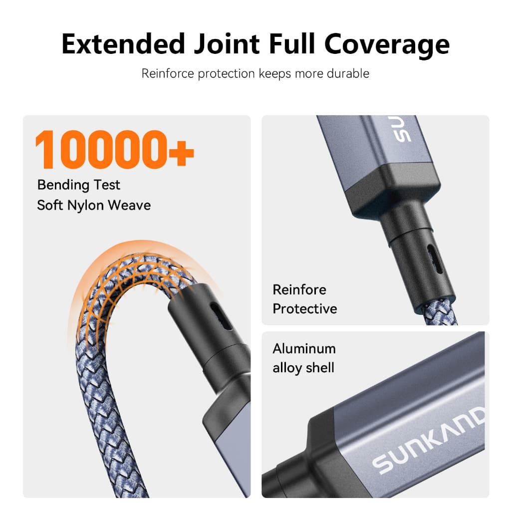 SUNKANDI USB C ชาย USB B ชายสายเครื่องพิมพ์ Type-c USB2.0 480 Mbps ข้อมูล Transfer Rate สําหรับคอมพิวเตอร์ รูปที่ 6