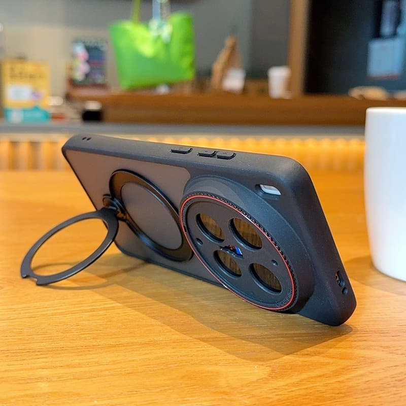 พร้อมที่วางสําหรับ VIVO X300 Ultra X300S X300 Pro เคสโทรศัพท์ PC เปลือกแข็งป้องกันแม่เหล็กชาร์จไร้สายกันกระแทกฝาหลัง รูปที่ 7