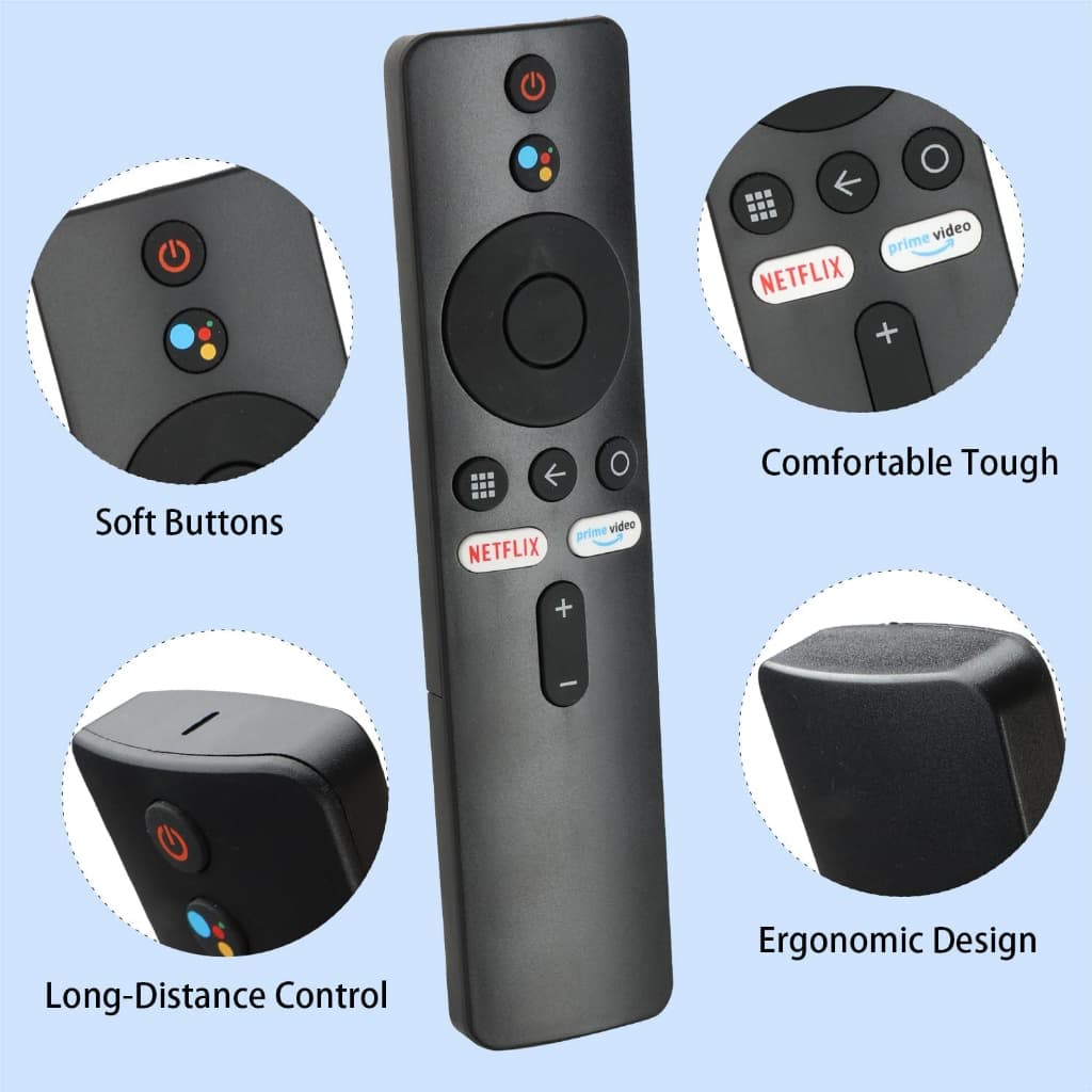รีโมทคอนโทรล Xiaomi Mi TV Stick, Box S, BOX 3/4, MI TV 4X ,XMRM-006 010 19 7 00A Android TV me รีโมทการควบคุมระยะไกลด้วยเสียง รูปที่ 6
