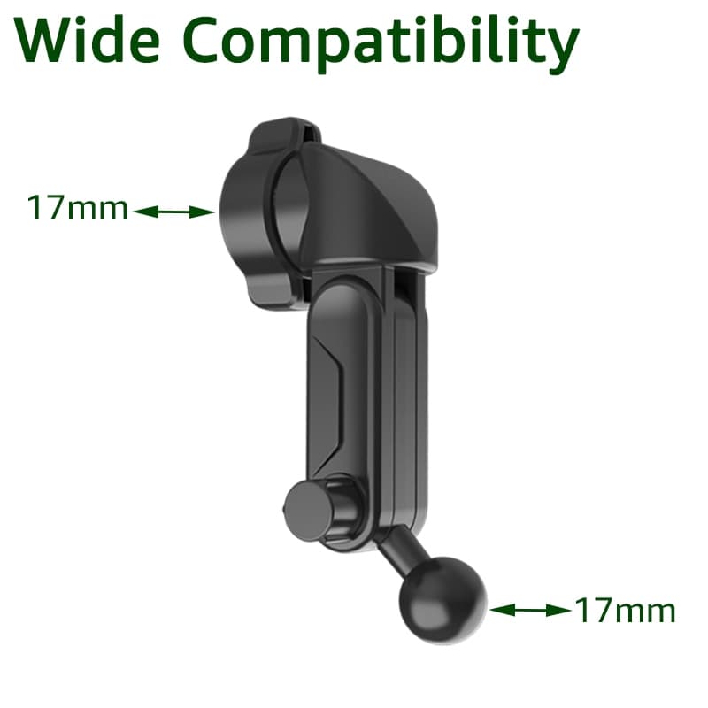 Untoom 17 มม.หัวบอลโทรศัพท์ Mount Extension Rod สําหรับแดชบอร์ดรถ Air Vent ที่วางโทรศัพท์ขาตั้งใช้งานร่วมกับโทรศัพท์มือถือ Cradles รูปที่ 4