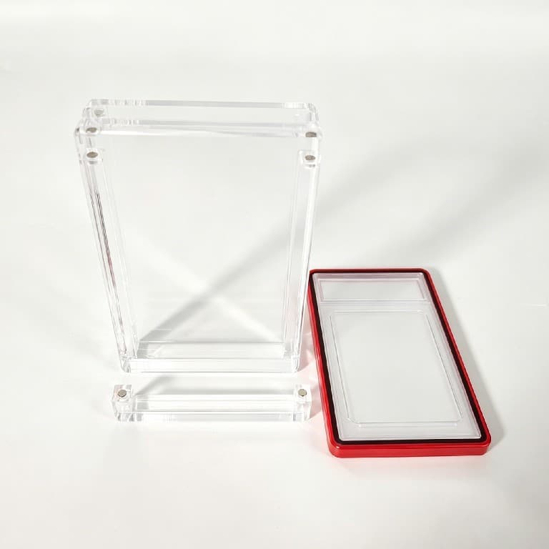 สําหรับ PSA สําหรับ CGC 35PT พร้อมอลูมิเนียมป้องกันกรณี Clear Graded การ์ด Slab Guard Acylic กรณีจอแสดงผลแม่เหล็ก Protector รูปที่ 1
