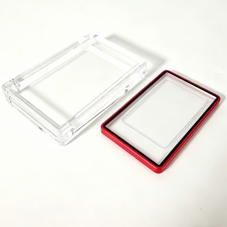สําหรับ PSA สําหรับ CGC 35PT พร้อมอลูมิเนียมป้องกันกรณี Clear Graded การ์ด Slab Guard Acylic กรณีจอแสดงผลแม่เหล็ก Protector รูปที่ 2