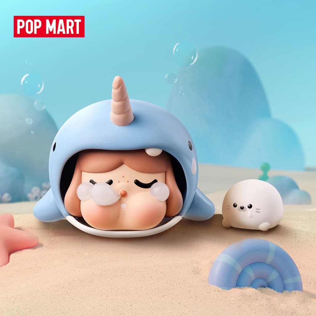 POP MART CRYBABY Cry Me an Ocean Series Figures Blind Box Action Toys Collectable Figure Birthday Gift Kid Toy รูปที่ 1