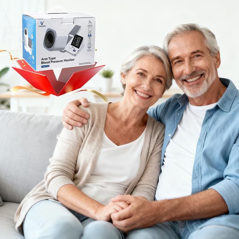 VARON Tunnel-Style Smart Electronic Blood Pressure Monitor Easy Measurement with Heart Rate Detection รูปที่ 3