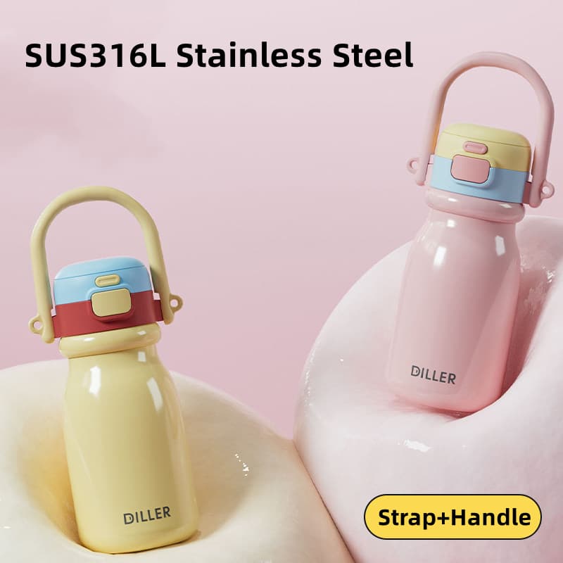Diller Thermos Flask Ace Bottle - เก็บความเย็นหรือร้อน สแตนเลส 316 กันรั่ว 520ml D9327 รูปที่ 3