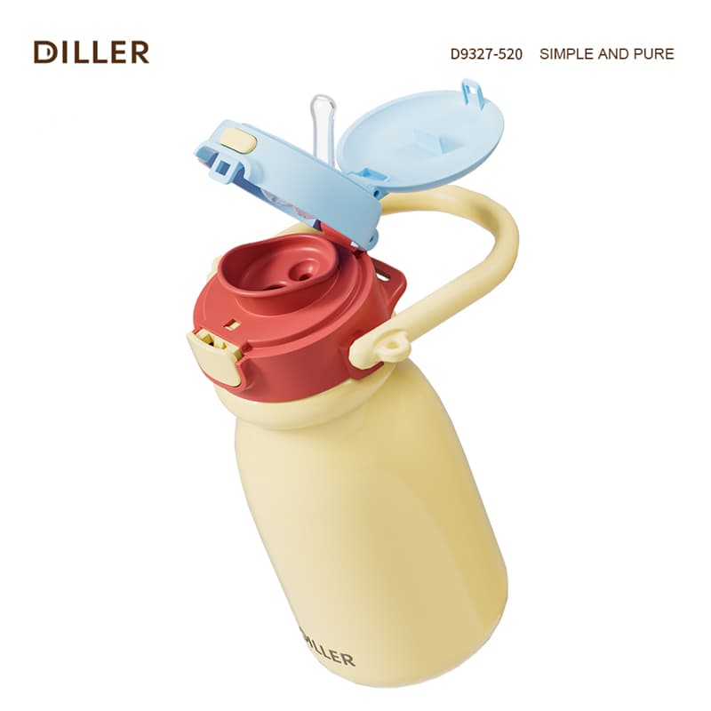 Diller Thermos Flask Ace Bottle - เก็บความเย็นหรือร้อน สแตนเลส 316 กันรั่ว 520ml D9327 รูปที่ 8