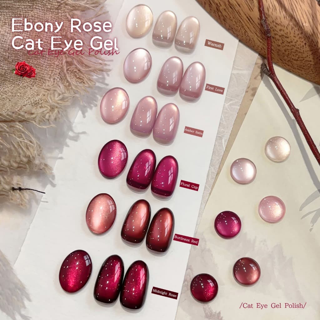XEIJAYI 5g-ชุดยาทาเล็บเจลตาแมวสีชมพูและสีแดงใหม่ 6 สี เหมาะสําหรับร้านทําเล็บและ DIY สําหรับครอบครัว รูปที่ 2