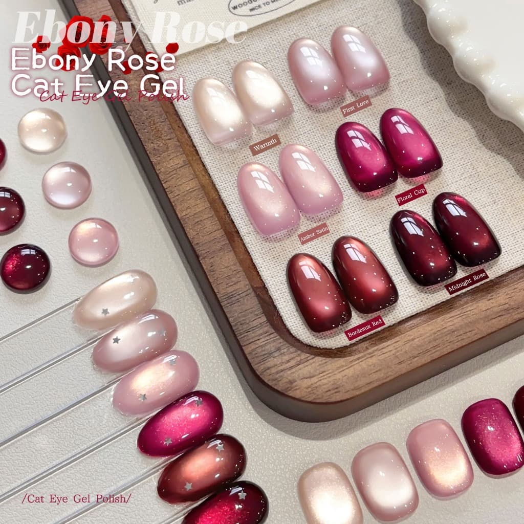 XEIJAYI 5g-ชุดยาทาเล็บเจลตาแมวสีชมพูและสีแดงใหม่ 6 สี เหมาะสําหรับร้านทําเล็บและ DIY สําหรับครอบครัว รูปที่ 3