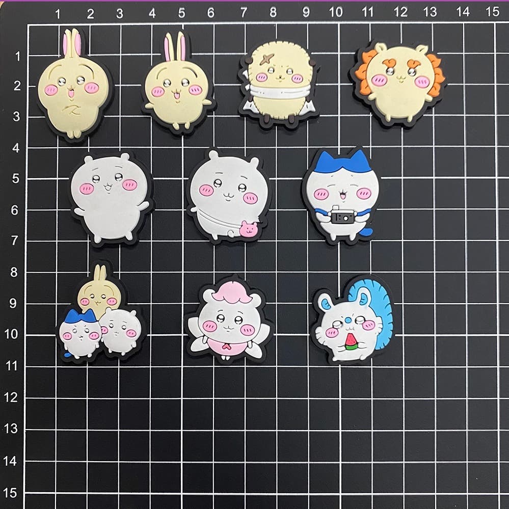 การ์ตูนและอะนิเมะ 1 ชิ้น PVC อุปกรณ์เสริมตกแต่งรองเท้า DIY ถอดออกได้ รองเท้าแตะ หัวเข็มขัด ของขวัญเด็ก X-mas รูปที่ 9