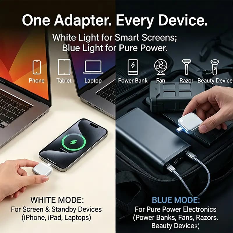เครื่องชาร์จ USB-C 140W Compact Fast Wall Charger Block อะแดปเตอร์แปลงไฟ USB-C ปิดอัตโนมัติเมื่อชาร์จเต็ม รูปที่ 7