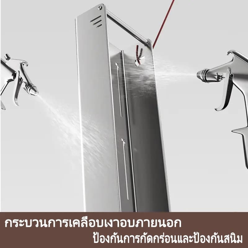 ชั้นวางเครื่องปรุงแบบแขวนในครัว ที่เสียบมีด ที่แขวนมีดติดผนัง ที่ใส่ช้อนส้อม ที่เสียบมีด ตะขอแขวน 壁挂调料架 รูปที่ 7