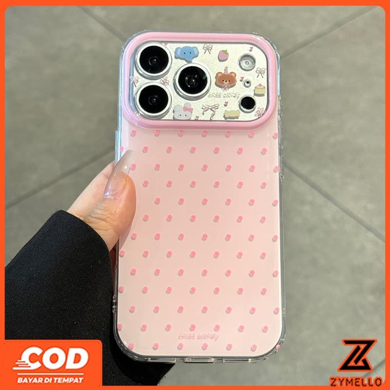 เหมาะสําหรับ OPPO A6S A6X A6 A5X A5 5G A5i A60 PRO A3 A3X A5 PRO A3 PRO A38 A79 A58 A18 A57 2022 A17 A95 น่ารักการ์ตูนAvatarเคสโทรศัพท์TPUลายจุดกันกระแทก รูปที่ 2