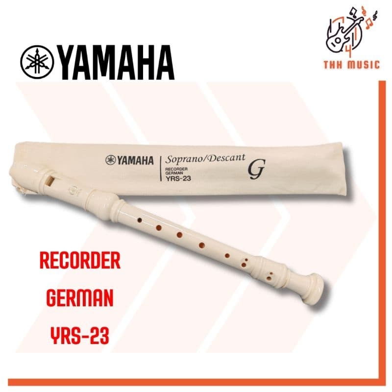 Yamaha ขลุ่ย รีคอร์เดอร์ YRS-23G recorder Fingering Flute Gemany Key 20 ช่อง คีย์ C รูปที่ 1