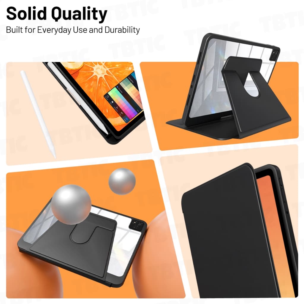 TBTIC เคสสำหรับ Infinix XPAD หมุนได้ 360° พร้อมช่องใส่ปากกา อะคริลิกแข็งกันกระแทก Auto Wake/Sleep สำหรับ XPAD 11 / XPAD 20 รูปที่ 6