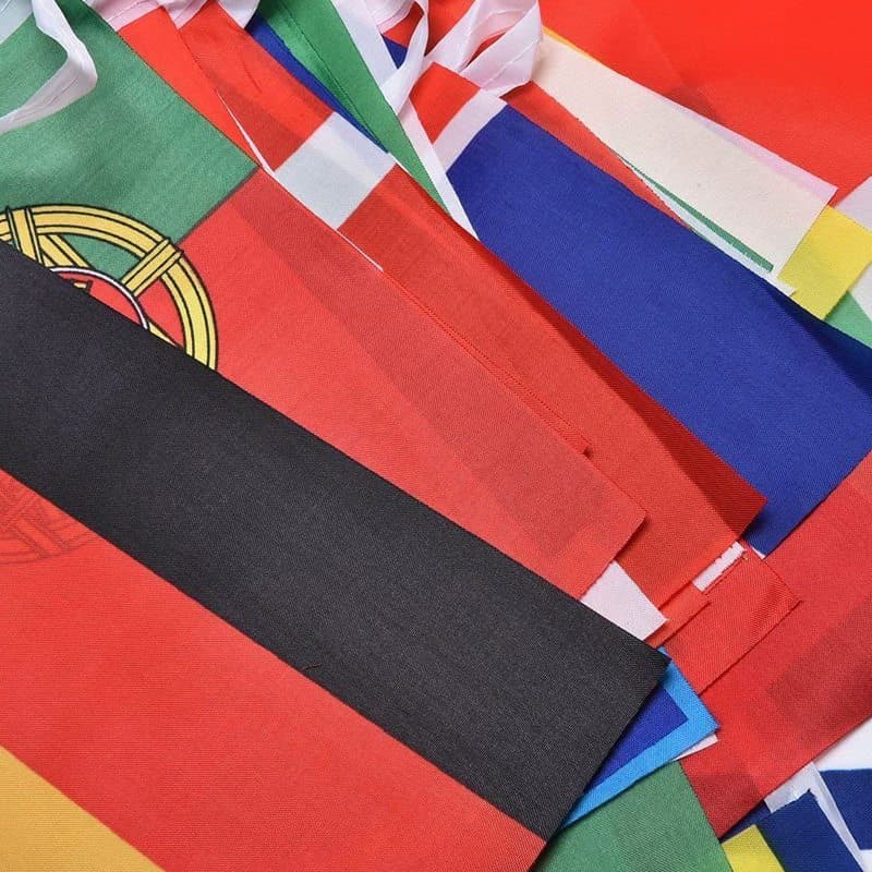 2026 FIFA World Cup Bunting Flags, Football Themed Hanging Pennant Decor รูปที่ 8