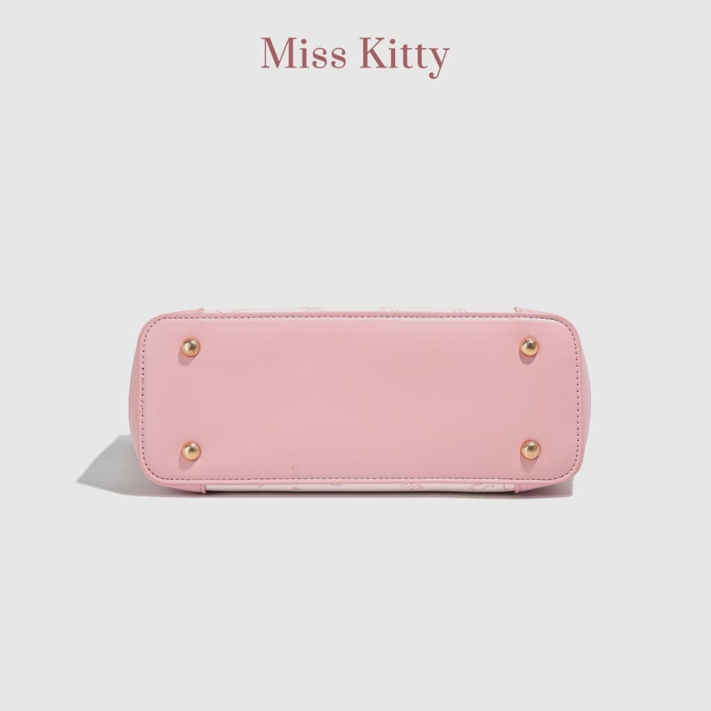 กระเป๋าสะพาย MISS KITTY สีชมพู กระเป๋าสะพายไหล่ผู้หญิง คิตตี้ กระเป๋าสะพายข้าง กระเป๋าใบใหญ่มาก กระเป๋าสะพายไหล่ รูปที่ 8