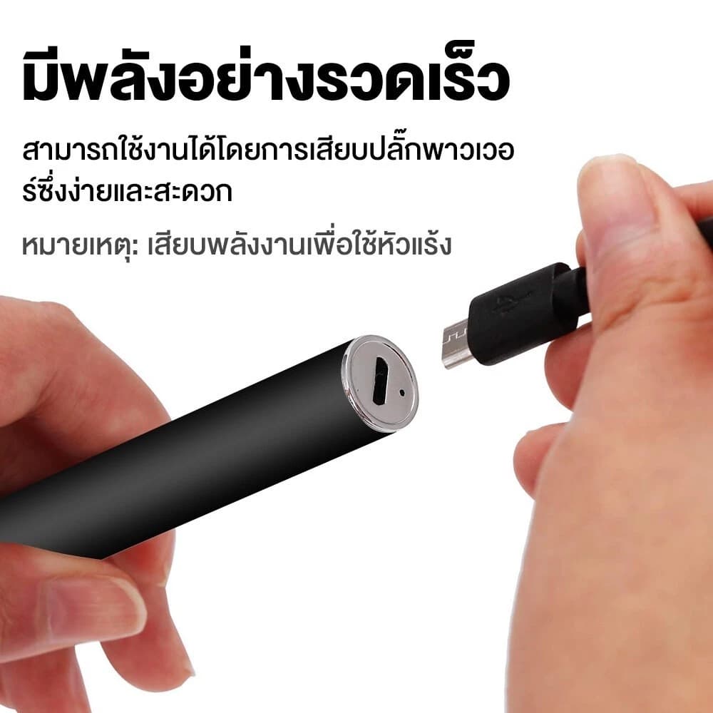 หัวแร้งบัดกรีไร้สาย ชุด หัวแร้งเชื่อมบัดกรีไฟฟ้า ไร้สาย USB ที่สะดวก จอแสดงผล LED ขั้วต่อแรงดันไฟฟ้าปรับได้สามความเร็ว รูปที่ 4