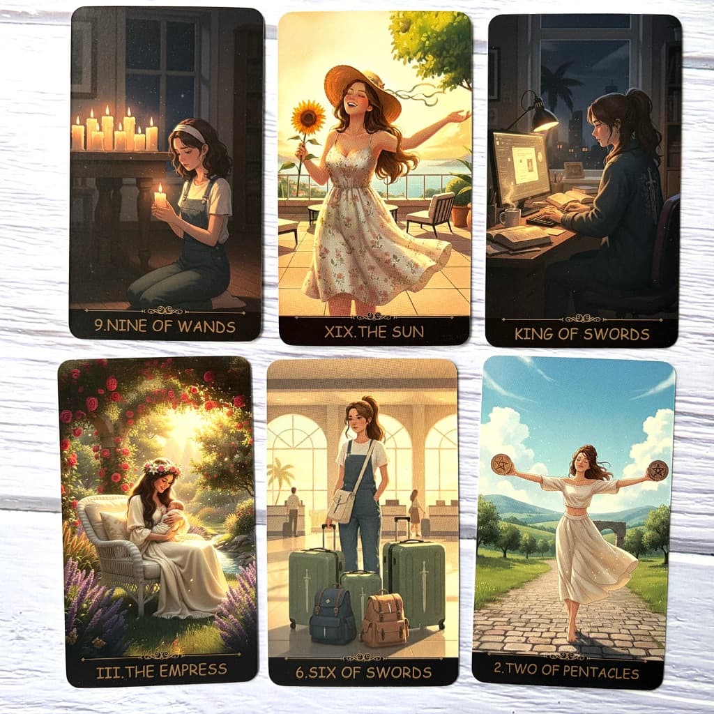 The Luminal Journey TarotOriginal 78-Card Deck ประกอบด้วยคู่มือ PDF สากลสําหรับการอ้างอิง การสํารวจ และการเจริญเติบโตส่วนบุคคล รูปที่ 3