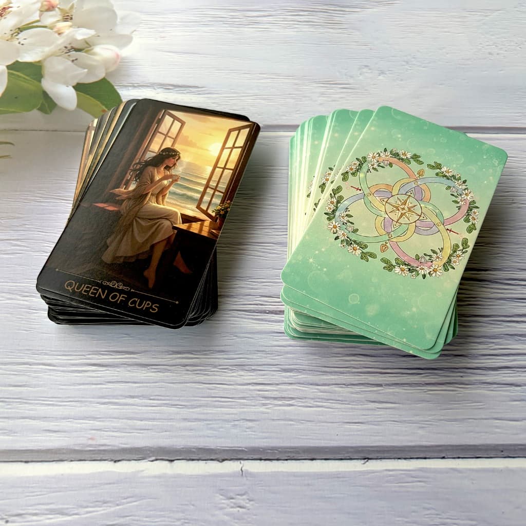 The Luminal Journey TarotOriginal 78-Card Deck ประกอบด้วยคู่มือ PDF สากลสําหรับการอ้างอิง การสํารวจ และการเจริญเติบโตส่วนบุคคล รูปที่ 6