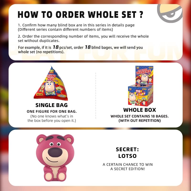 52TOYS Disney Toy Story Minime Series Blind Box รูปที่ 4