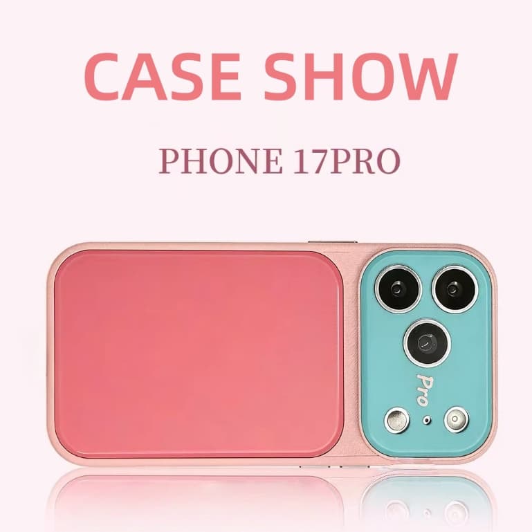 เคสไอโฟน13 14 15 16 17ProMax ขอบระบายความร้อน แผ่นหลังอะคริลิคสีตัด รูปที่ 1