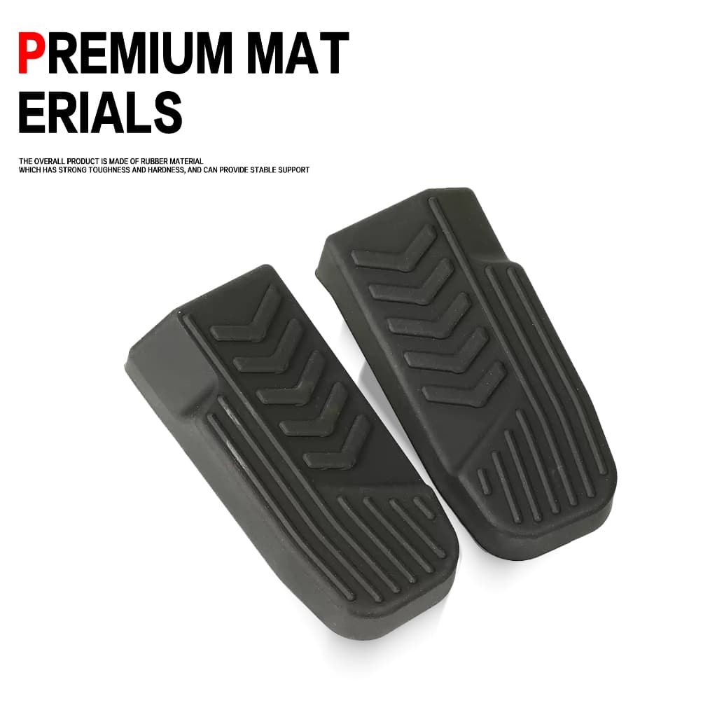 สําหรับ ZONTES 150X 150 X 2025 2026 รถจักรยานยนต์ด้านหลัง Footboard ด้านหลังเท้าเหยียบป้องกันยางแขน anti-collision ยาง รูปที่ 2