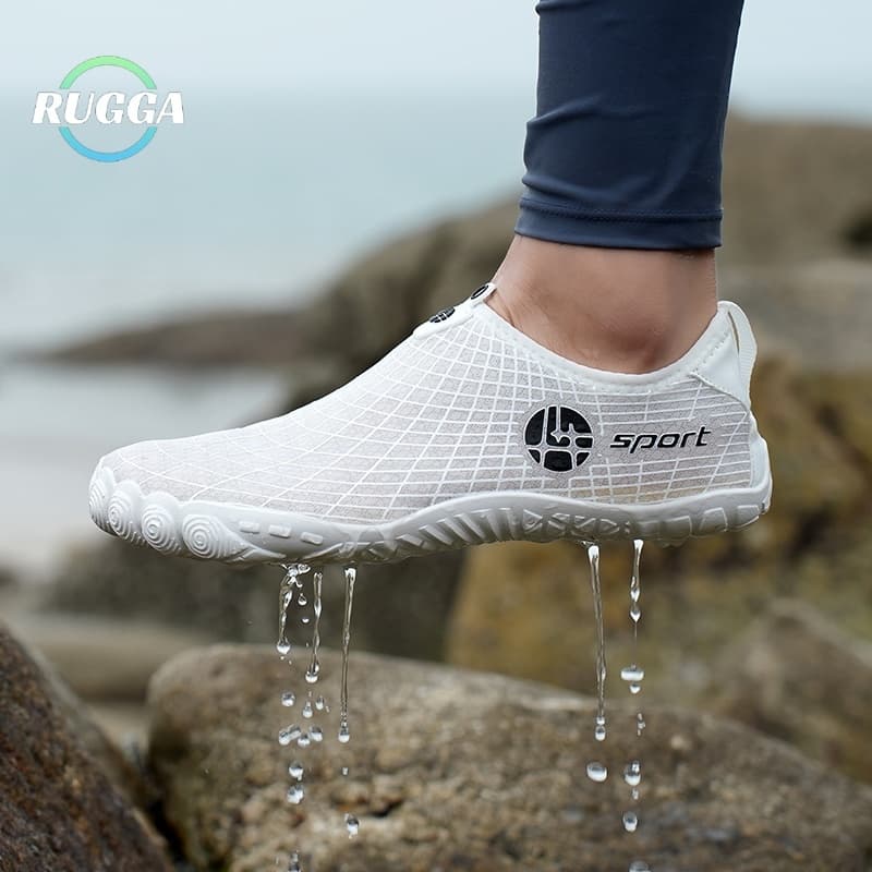 RUGGA Unisex Aqua รองเท้ายางรองเท้าชายหาดกันลื่น Pool River Barefoot Slip บนรองเท้าน้ําสําหรับว่ายน้ํา Seaside Surfing รูปที่ 5