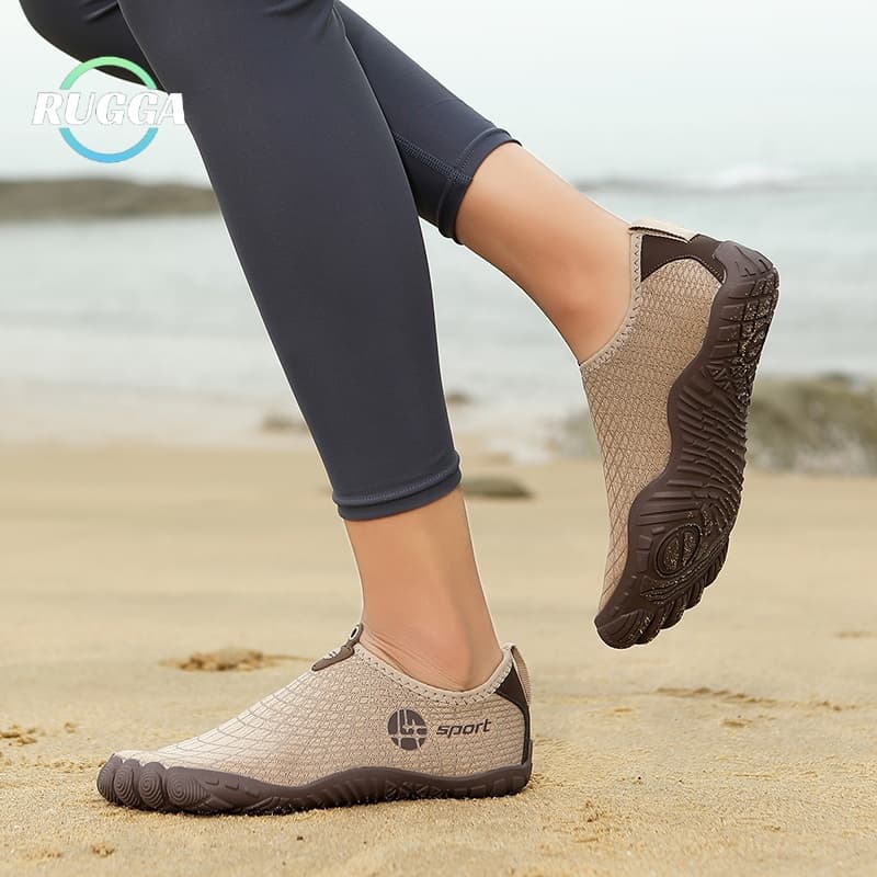 RUGGA Unisex Aqua รองเท้ายางรองเท้าชายหาดกันลื่น Pool River Barefoot Slip บนรองเท้าน้ําสําหรับว่ายน้ํา Seaside Surfing รูปที่ 6
