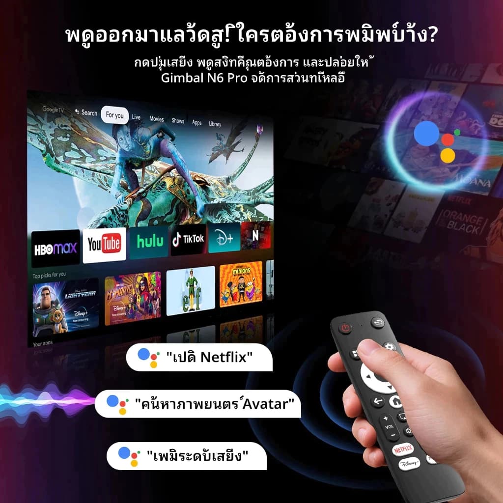 XGODY N6 PRO โปรเจคเตอร์มินิ 1080P HD โปรเจคเตอร์พกพาสำหรับใช้ในบ้าน พร้อม YouTube ในตัว, โปรเจคเตอร์ ลิขสิทธิ์แท้จาก NETFLIX จำ ระบบ Android 13.0 รูปที่ 5
