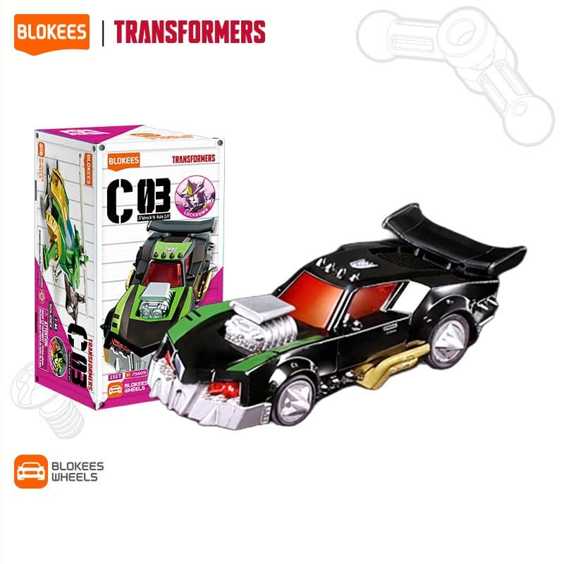 BLOKEES TRANSFORMERS WHEELS Blind Box C01-03 รถของเล่นเด็ก ตัวต่อรถ Optimus Prime ของแท้ รูปที่ 3