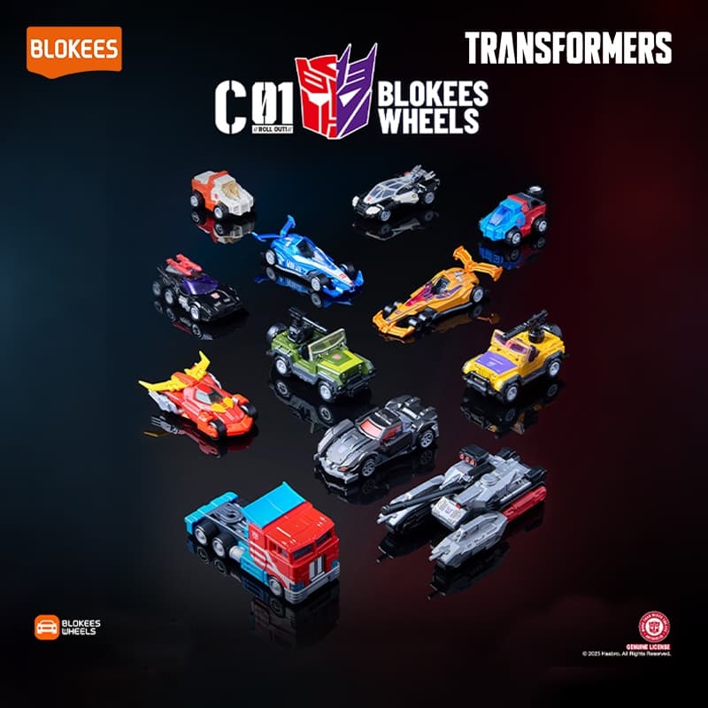 BLOKEES TRANSFORMERS WHEELS Blind Box C01-03 รถของเล่นเด็ก ตัวต่อรถ Optimus Prime ของแท้ รูปที่ 7