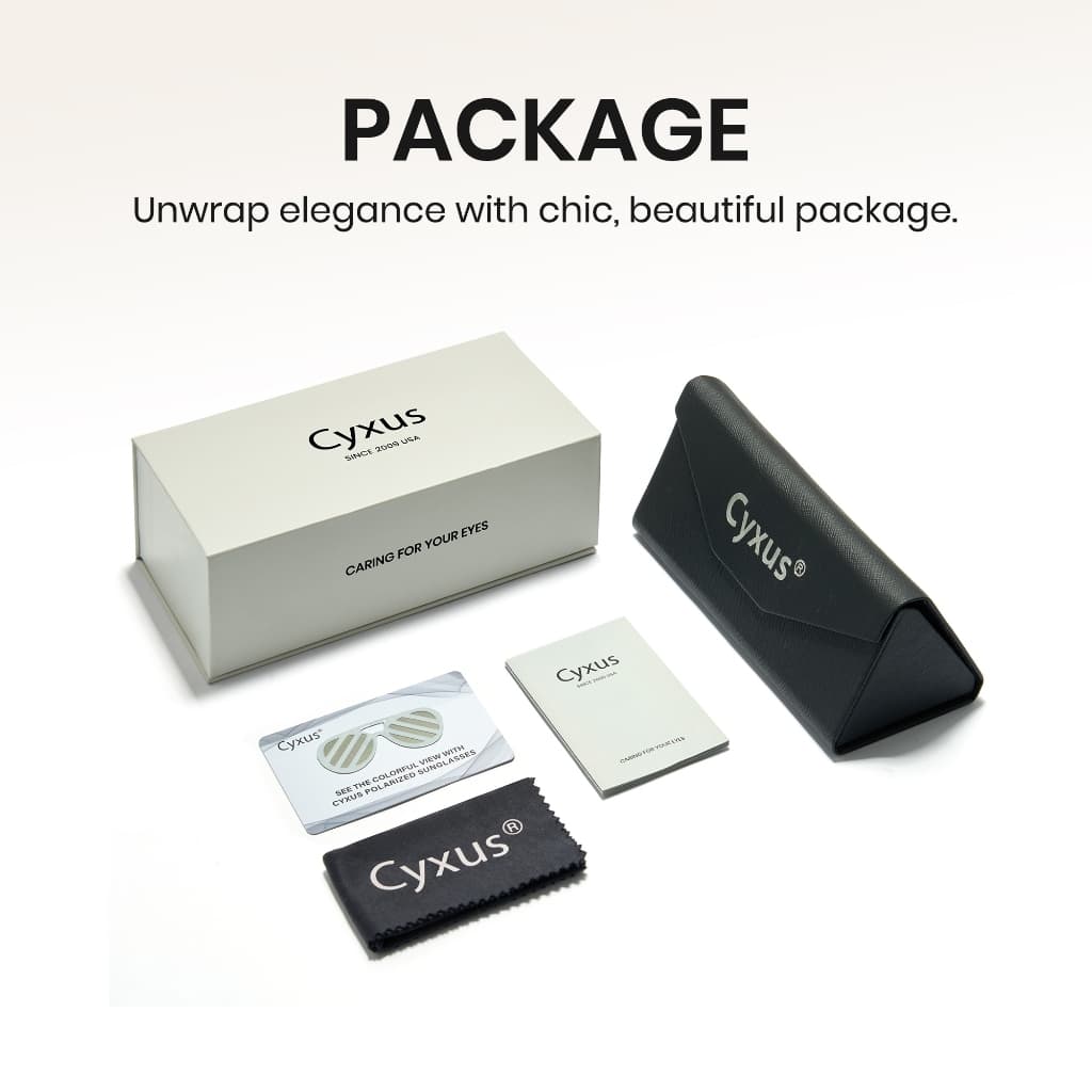 Cyxus แว่นตาขับรถตอนกลางคืนc Polarizedเลนส์ Photochromicให้ความคมชัดในเวลากลางคืนTR+ โลหะ 8252HI รูปที่ 7