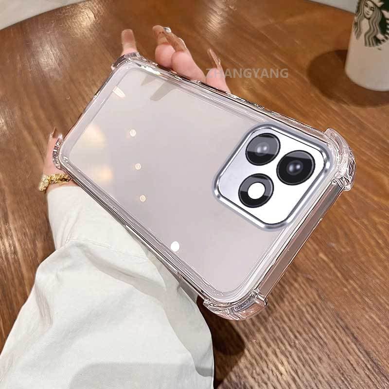 สําหรับ Honor X7C X7A X7D X7 X7B ความงามขั้นสูงโลหะแหวนแม่เหล็กออกแบบใหม่ซิลิโคน anti drop โปร่งใสไฟฟ้าเคสโทรศัพท์ รูปที่ 9