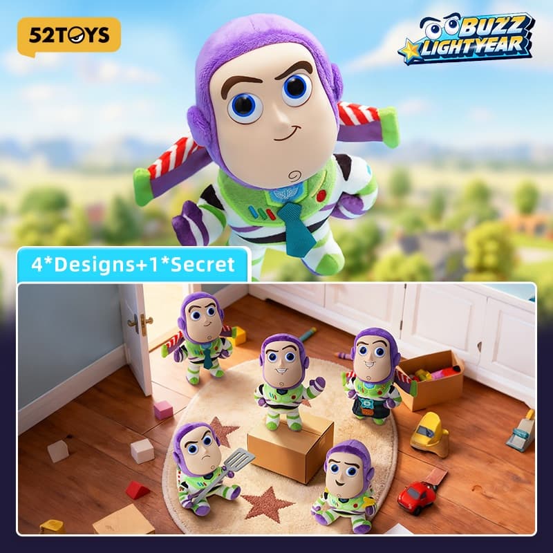 52TOYS Disney Pixar Toy Story 5 Buzz Lightyear Series Plush Charm Blind Box รูปที่ 4