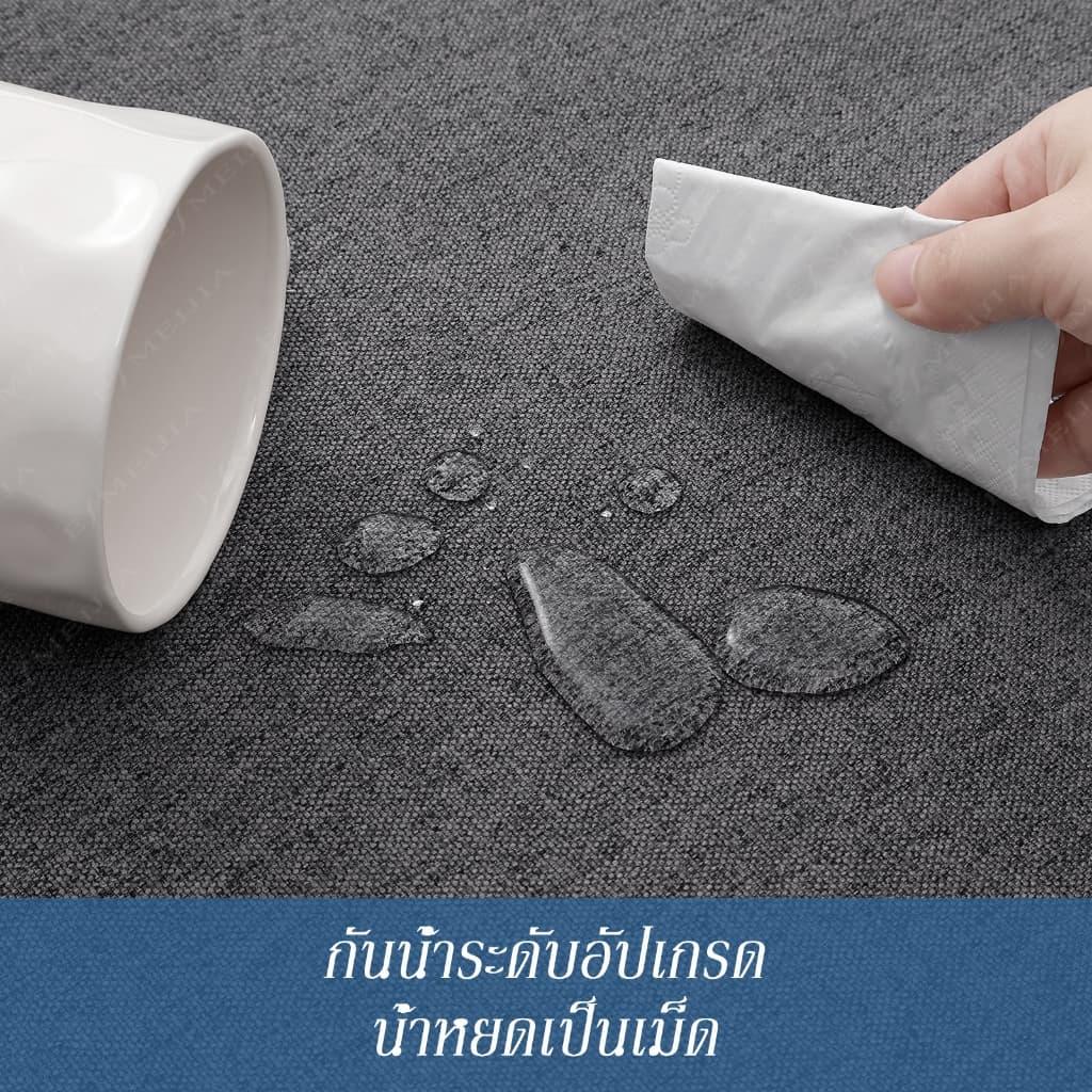 E MEIJIAพรมรองเก้าอี้คอมพิวเตอร พรมปูพื้น สำหรับรองเก้าอี้ กันลื่น ปกป้องพื้น รูปที่ 4