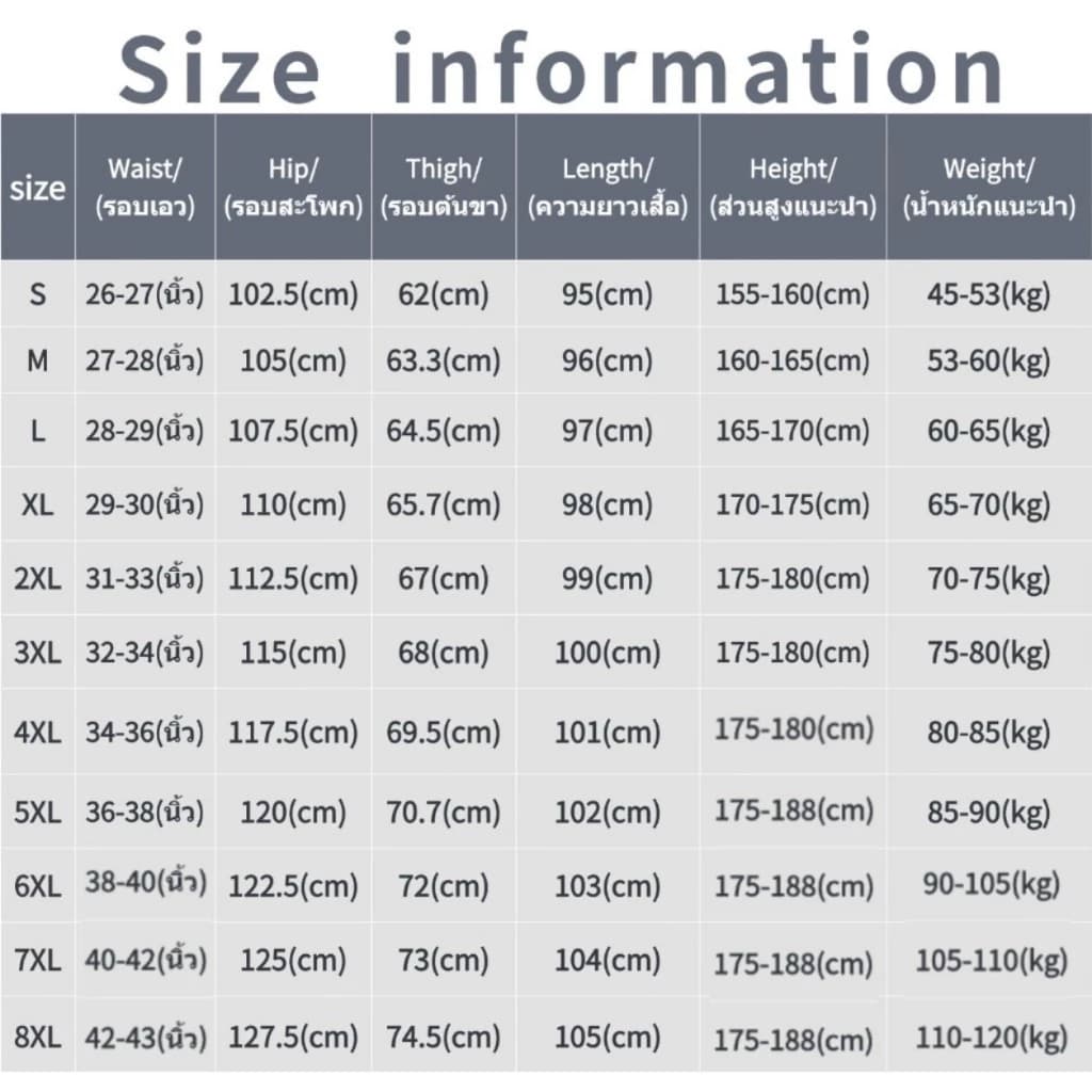 HOTกางเกงยีนส์ผู้ชาย พลัสไซส์ 45-120KG กางเกงทรงกระบอก เอวยางยืด สไตล์เกาหลี คล่องแคล่ว ใส่สบาย ผ้ายีนส์ คนอ้วน รูปที่ 5