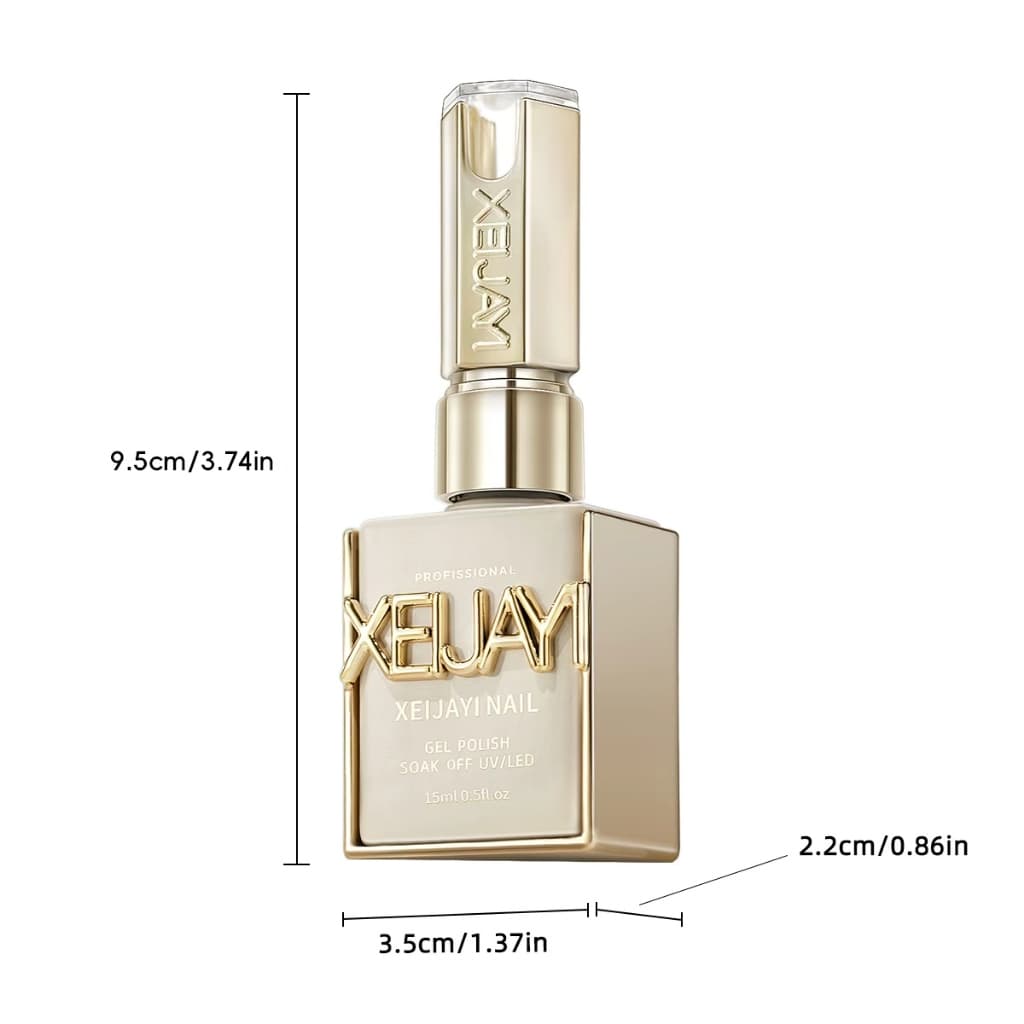 XEIJAYI 10 มล. – สีทาเล็บเจลโทนสีชมพูอมส้ม เงางามติดทนนาน เหมาะสำหรับร้านทำเล็บ รูปที่ 8