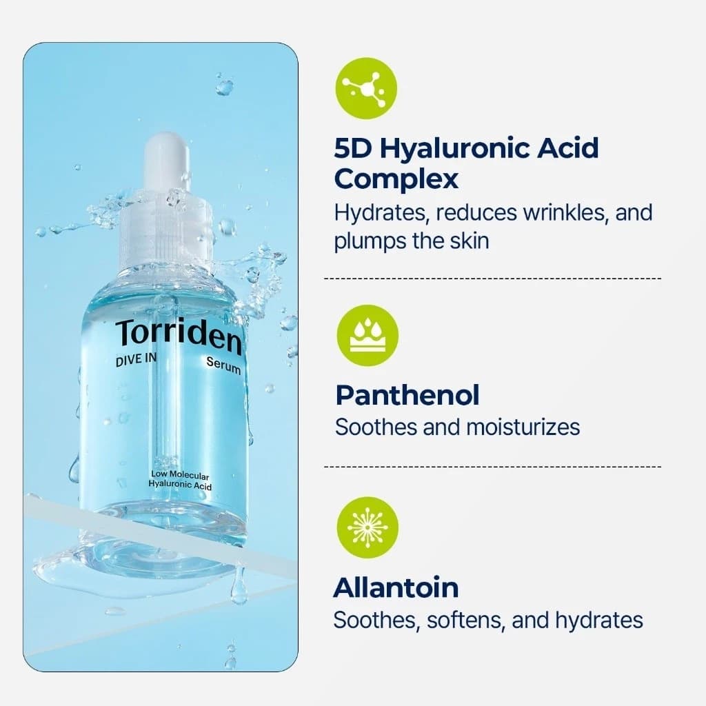 Torriden Dive In Hyaluronic Acid Serum - ทอร์ริเดน เซรั่มไฮยาลูโรนิก เข้มข้น ล็อกความชุ่มชื้น รูปที่ 8