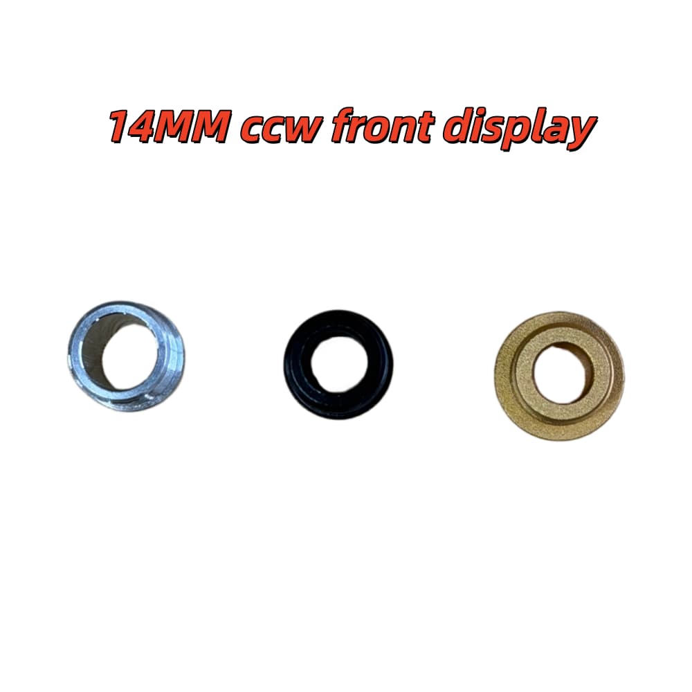 CNC 7075 Oxidation เครื่องมือสกรู 11 มม./12 มม. ccw ถึง 14 มม. อะแดปเตอร์สกรู ccw รูปที่ 4