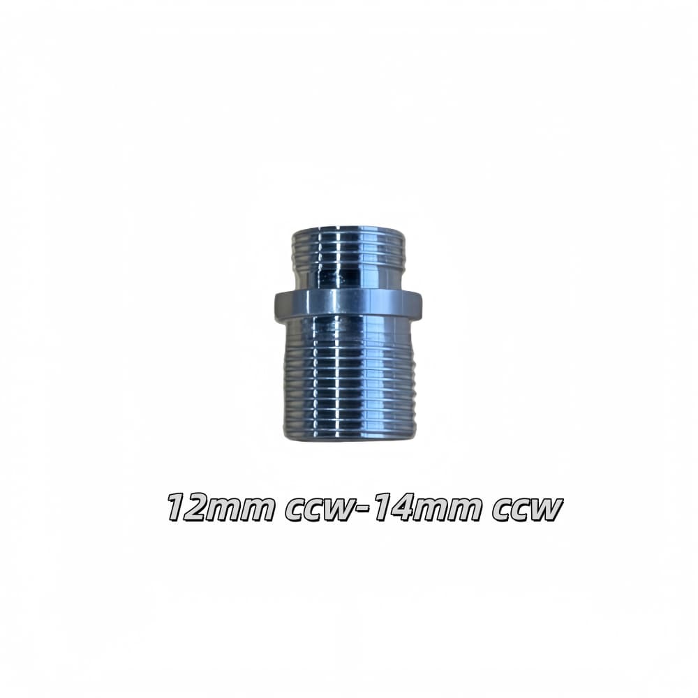 CNC 7075 Oxidation เครื่องมือสกรู 11 มม./12 มม. ccw ถึง 14 มม. อะแดปเตอร์สกรู ccw รูปที่ 6