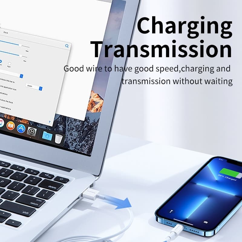 Fast 20W PD Charger 2M USB-C สําหรับ iPhone 17 16 15 14 13 12 11 Pro Max XS XR X รูปที่ 8