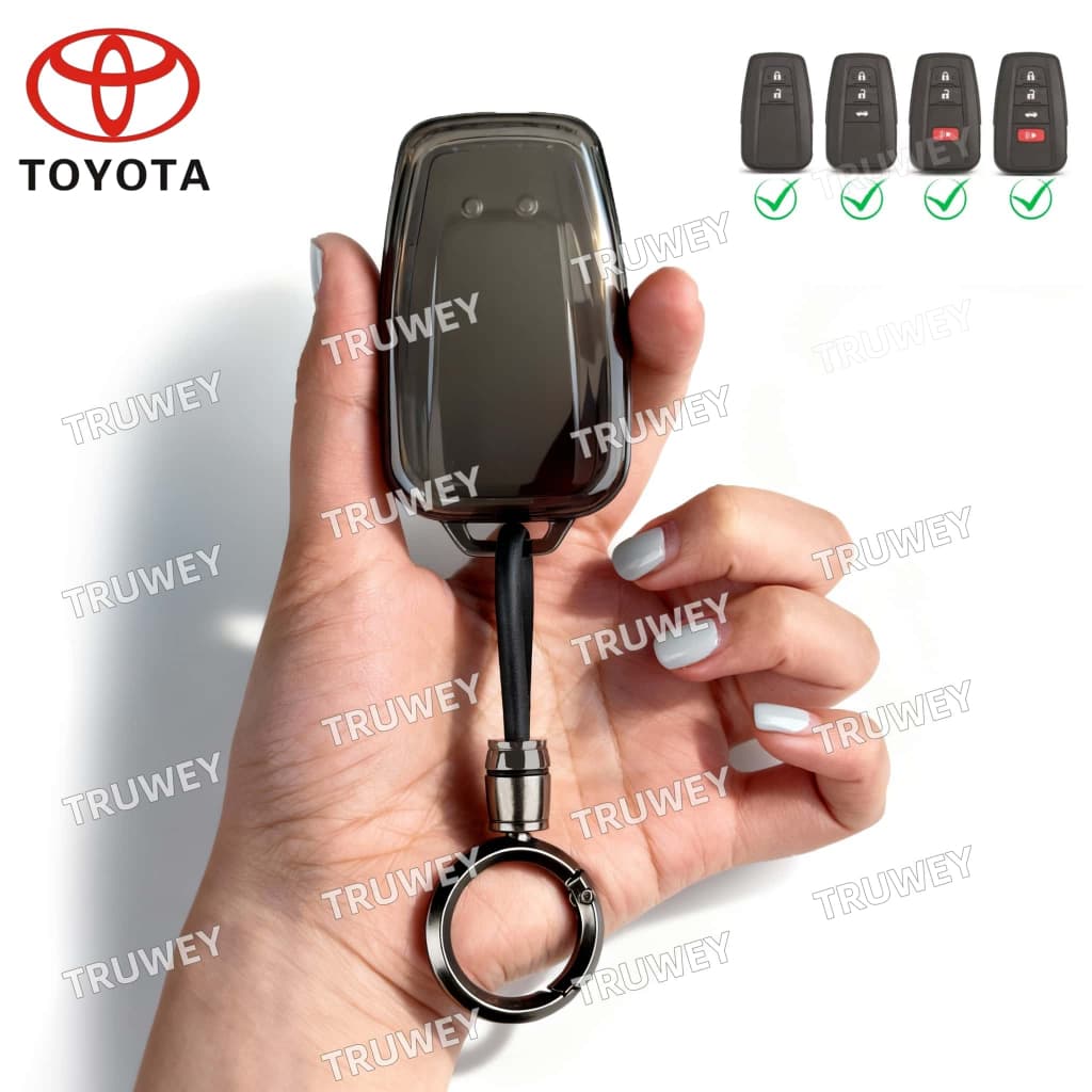 สําหรับ Toyota Prius Camry Corolla C-HR CHR RAV4 Prado Toyota Key Cover Toyota พวงกุญแจผู้ถือรถอุปกรณ์เสริม รูปที่ 5