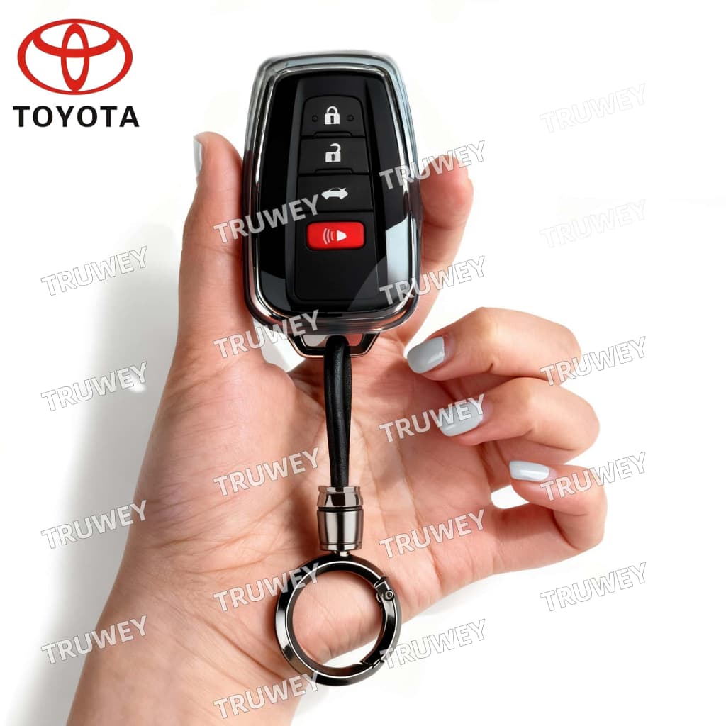 สําหรับ Toyota Prius Camry Corolla C-HR CHR RAV4 Prado Toyota Key Cover Toyota พวงกุญแจผู้ถือรถอุปกรณ์เสริม รูปที่ 3