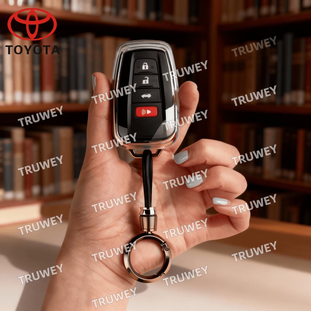 สําหรับ Toyota Prius Camry Corolla C-HR CHR RAV4 Prado Toyota Key Cover Toyota พวงกุญแจผู้ถือรถอุปกรณ์เสริม รูปที่ 8